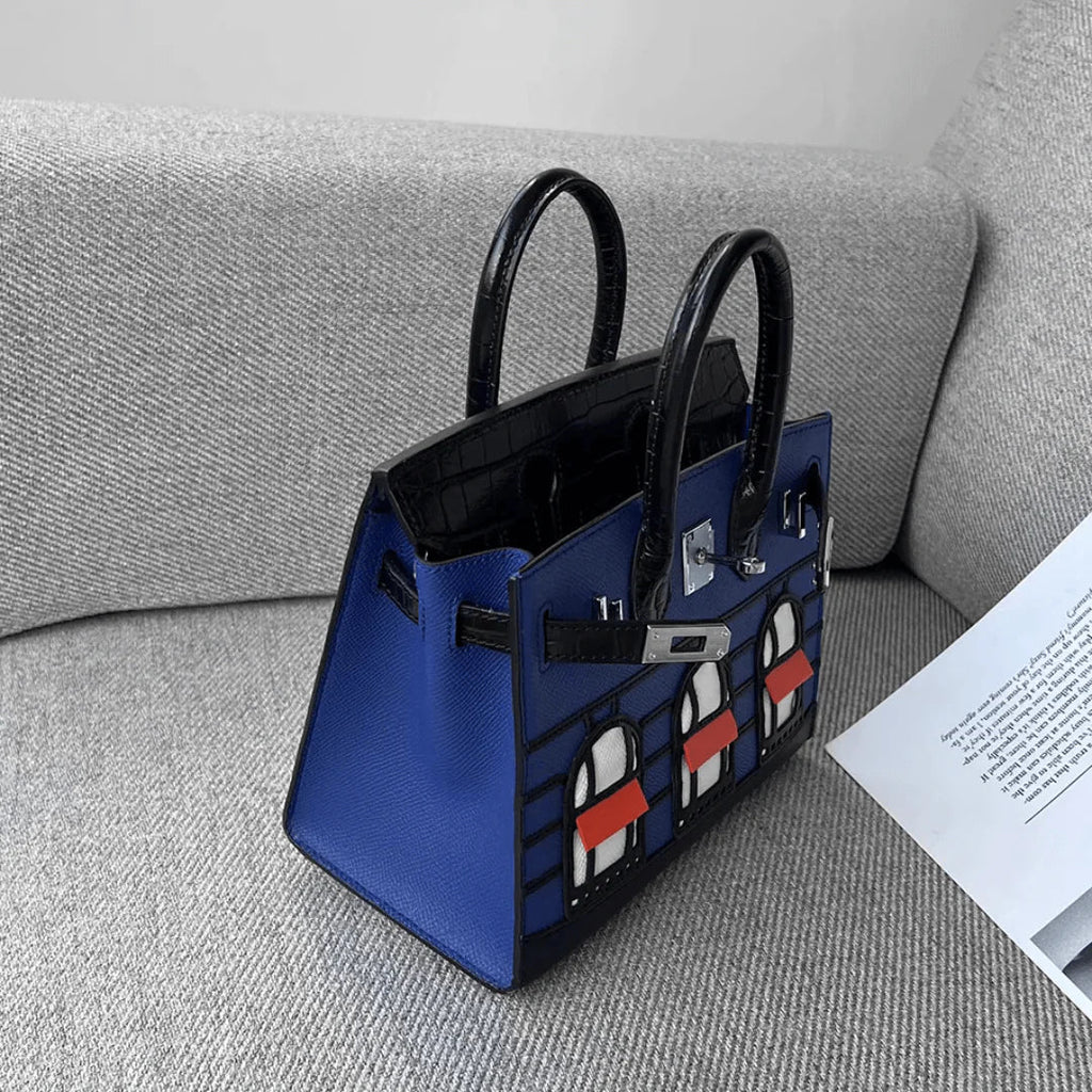 Caldwell Elegant Bag made from genuine leather with a structured design. 13