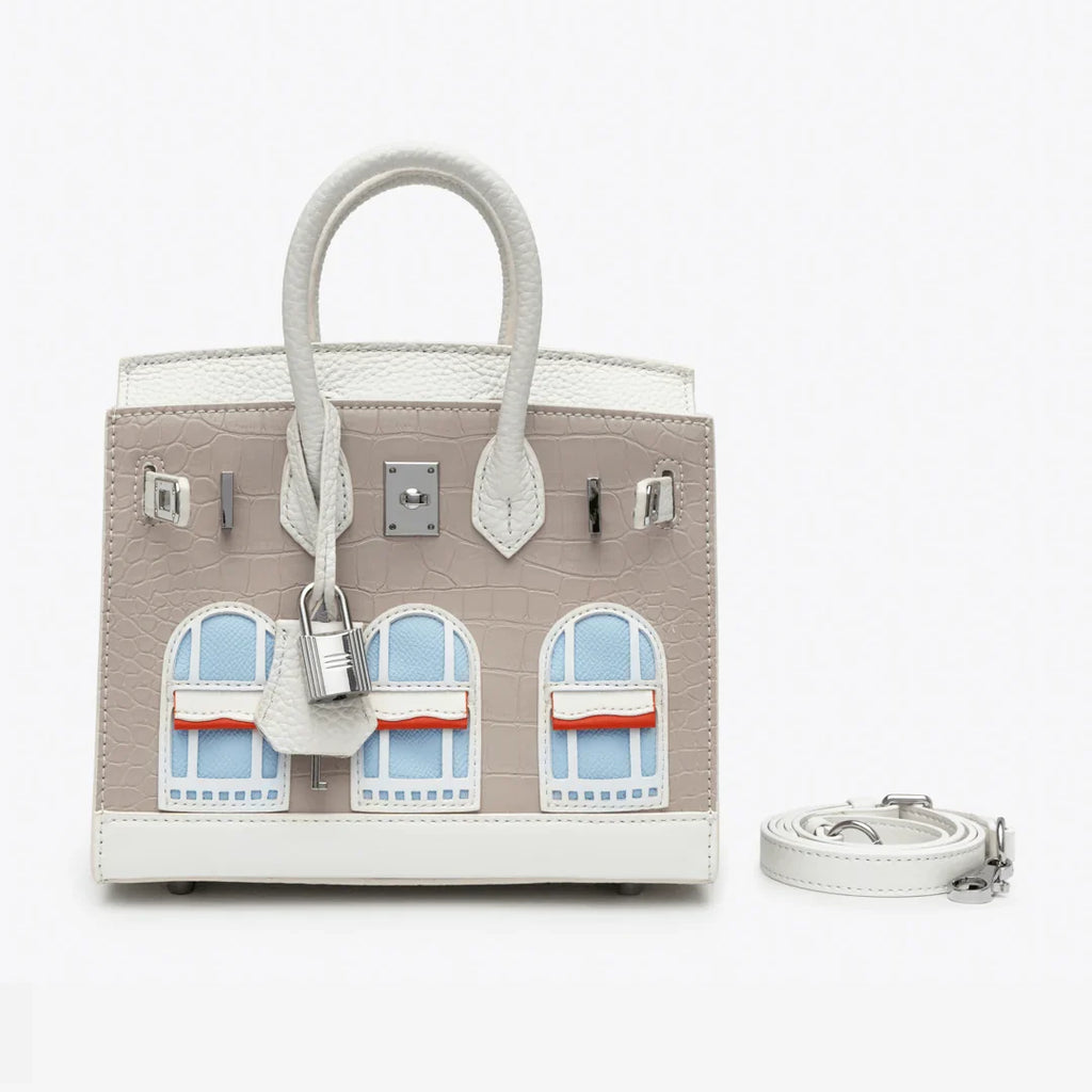 Caldwell Elegant Bag made from genuine leather with a structured design. 16