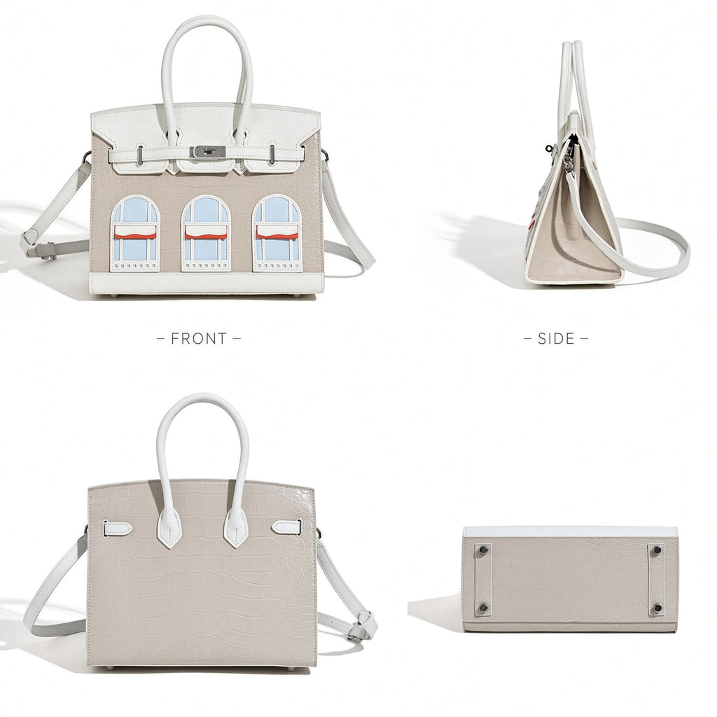 Caldwell Elegant Bag made from genuine leather with a structured design. 18