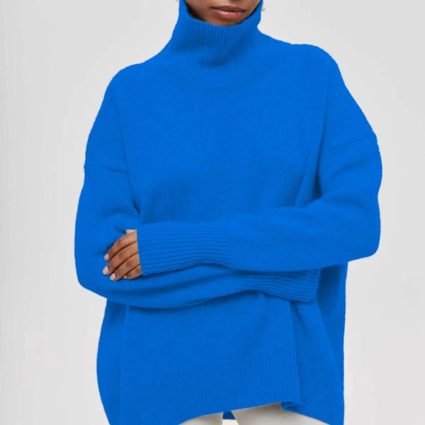 Women's Comfortable Turtleneck Sweater in various colors. 10