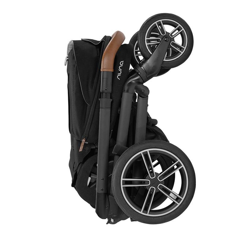Compact Foldable Stroller Black 3