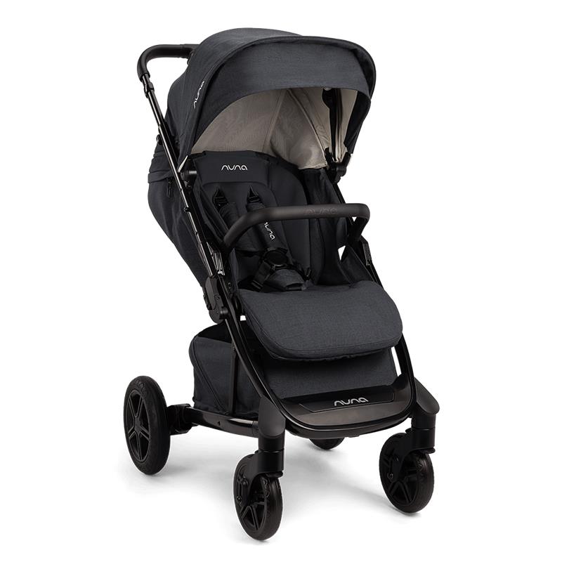 Stroller Black with One-Hand Fold and All-Season Seat
