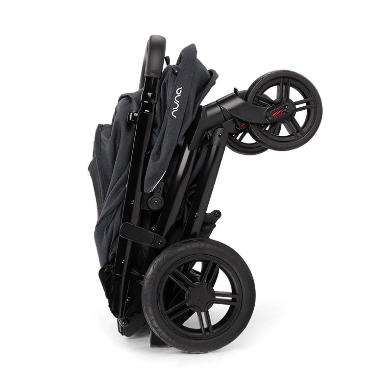 Stroller Black with One-Hand Fold and All-Season Seat 2