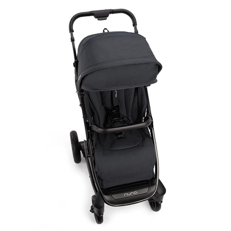 Stroller Black with One-Hand Fold and All-Season Seat 4