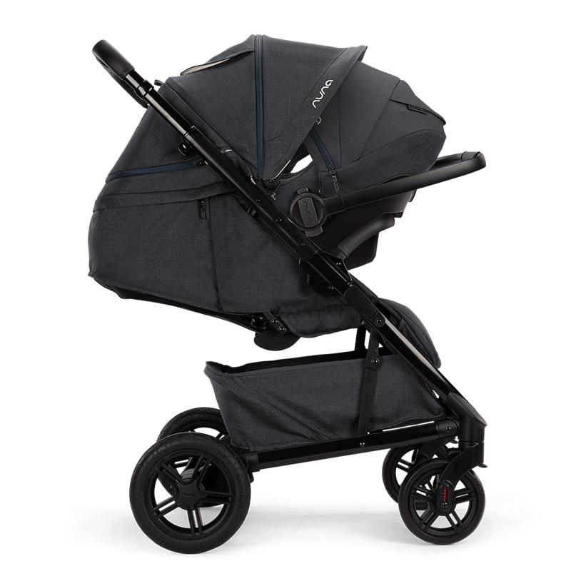 Stroller Black with One-Hand Fold and All-Season Seat 5