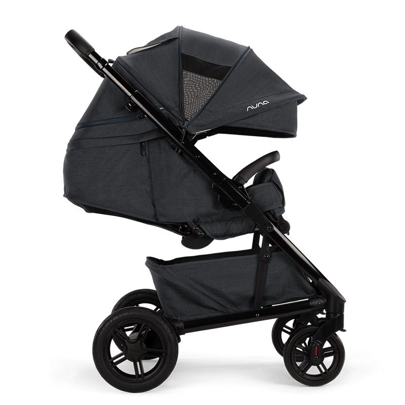 Stroller Black with One-Hand Fold and All-Season Seat 6