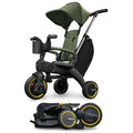 Compact Folding Tricycle Green