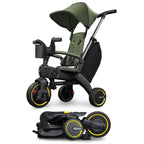 Compact Folding Tricycle Green