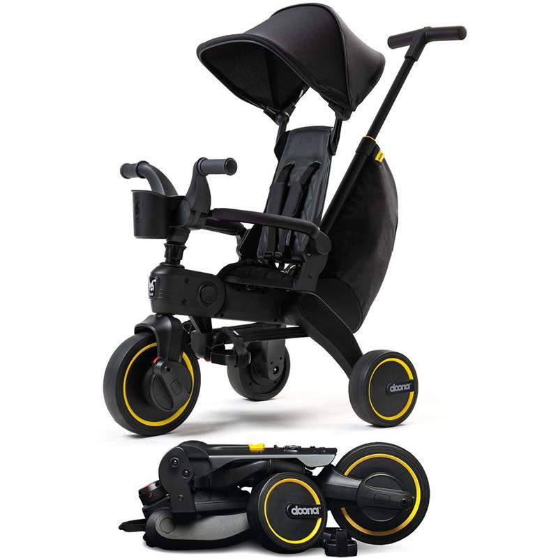 Folding Trike Black with Innovative Design