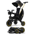 Folding Trike Black with Gold Accents