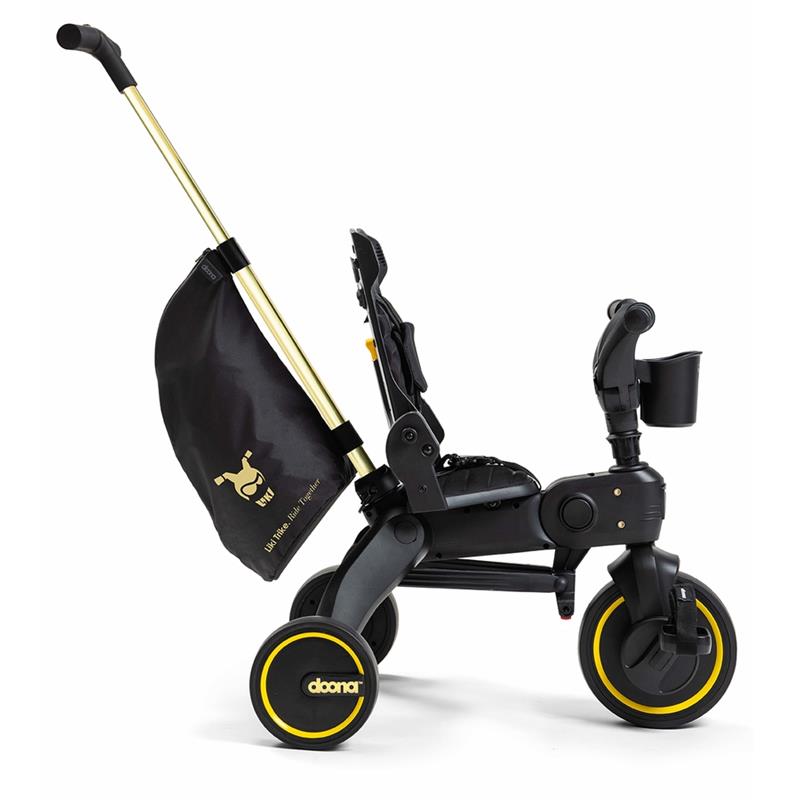 Folding Trike Black with Gold Accents 5