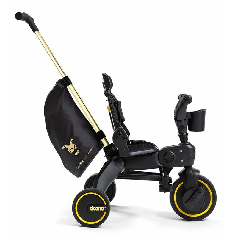 Folding Trike Black with Gold Accents 6