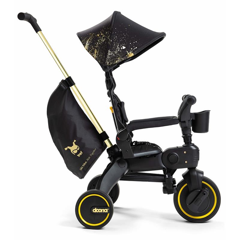 Folding Trike Black with Gold Accents 7
