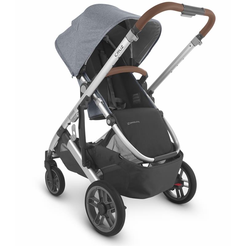 Stroller with Advanced Suspension and Comfort Features in Blue 2
