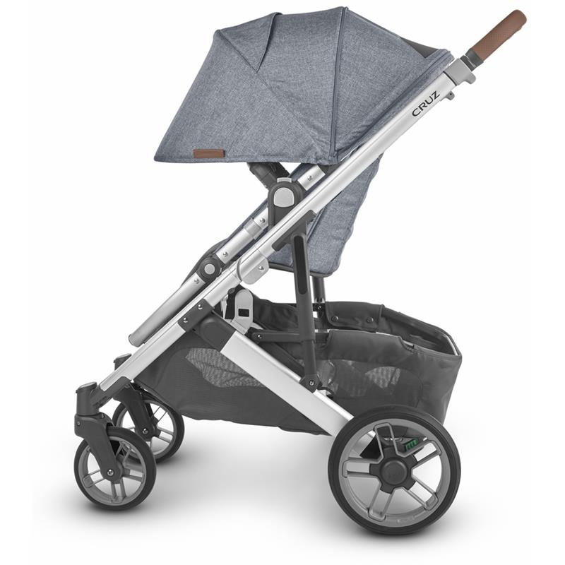 Stroller with Advanced Suspension and Comfort Features in Blue 4