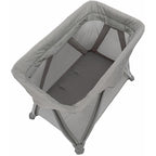 Travel Crib Gray with Mesh Sides and Aluminum Frame 4