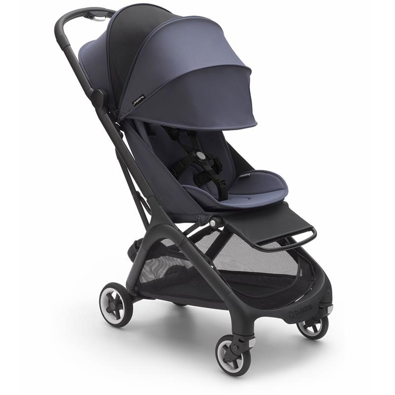Compact Travel Stroller with Sun Canopy in Black 4