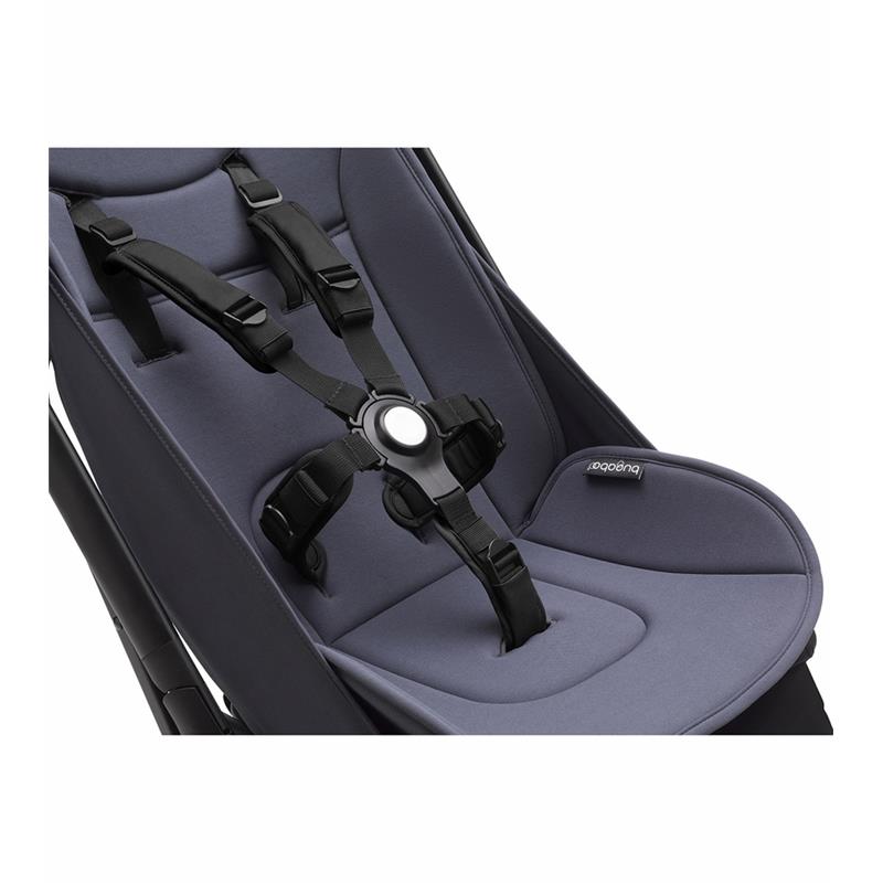 Compact Travel Stroller with Sun Canopy in Black 5