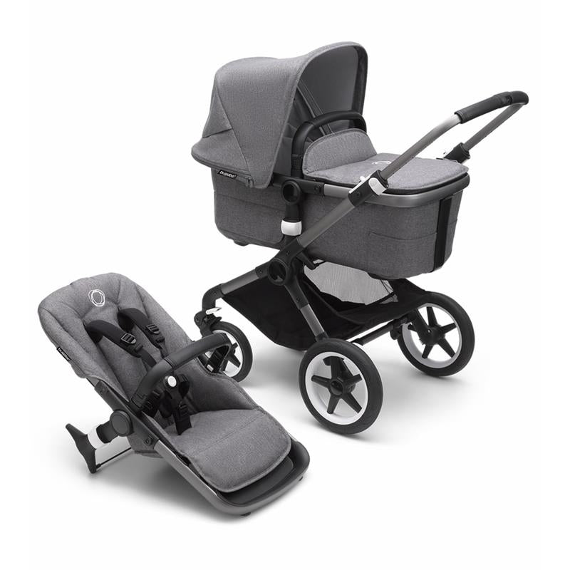 Stroller with Advanced Suspension in Gray 2