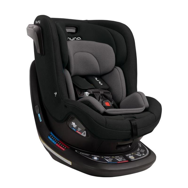 Convertible Car Seat with 360-Degree Rotation in Black