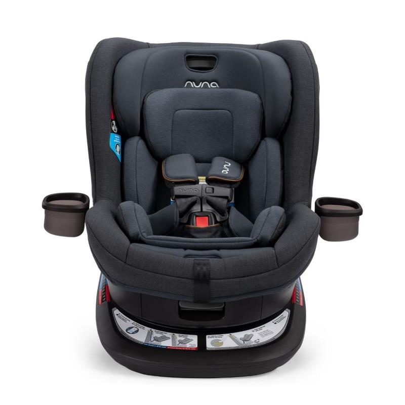 Convertible Car Seat with 360-Degree Rotation in Black