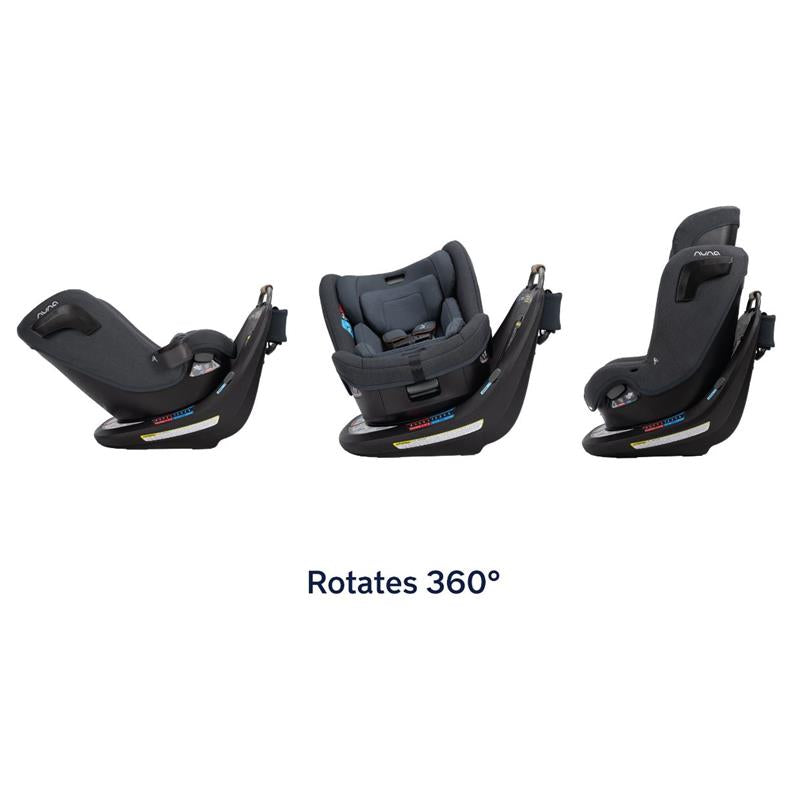 Convertible Car Seat with 360-Degree Rotation in Black 3