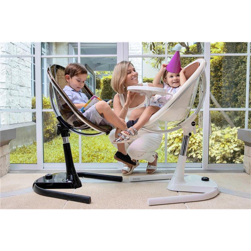 Convertible High Chair and Lounger, White 2