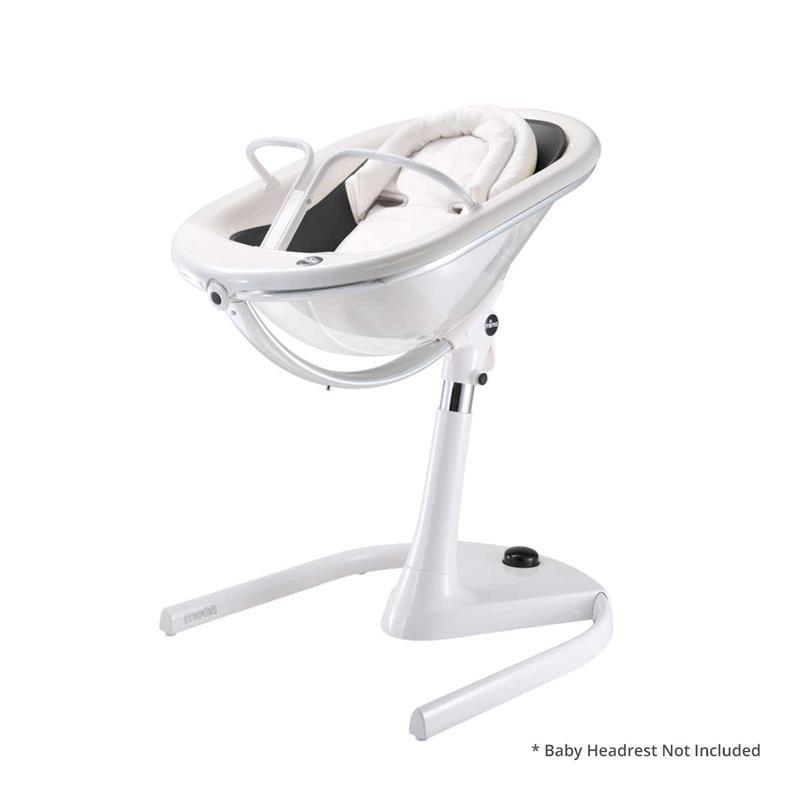 Convertible High Chair and Lounger, White 5