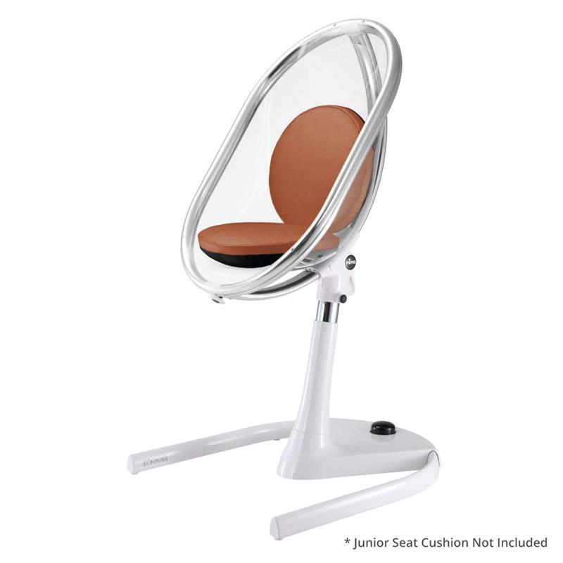 Convertible High Chair and Lounger, White 6