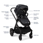 Convertible Stroller Black 2