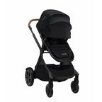 Convertible Stroller with Dual Canopy in Black 2