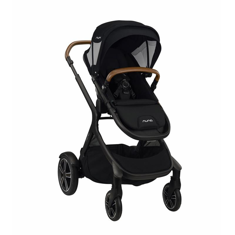 Convertible Stroller with Dual Canopy in Black 3