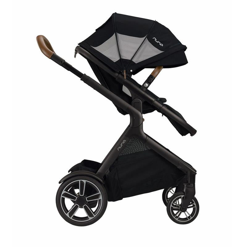 Convertible Stroller with Dual Canopy in Black 4