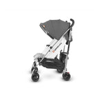 Double Stroller with Adjustable Seats and Canopy in Gray 4