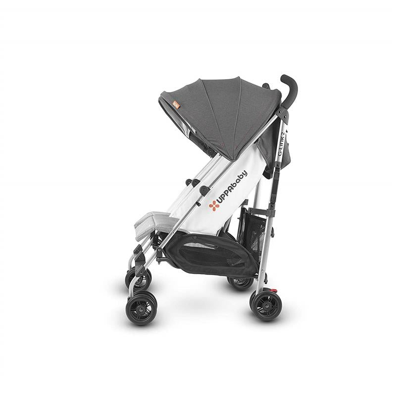 Double Stroller with Adjustable Seats and Canopy in Gray 4