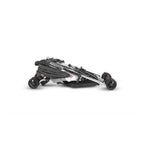 Double Stroller with Adjustable Seats and Canopy in Gray 6