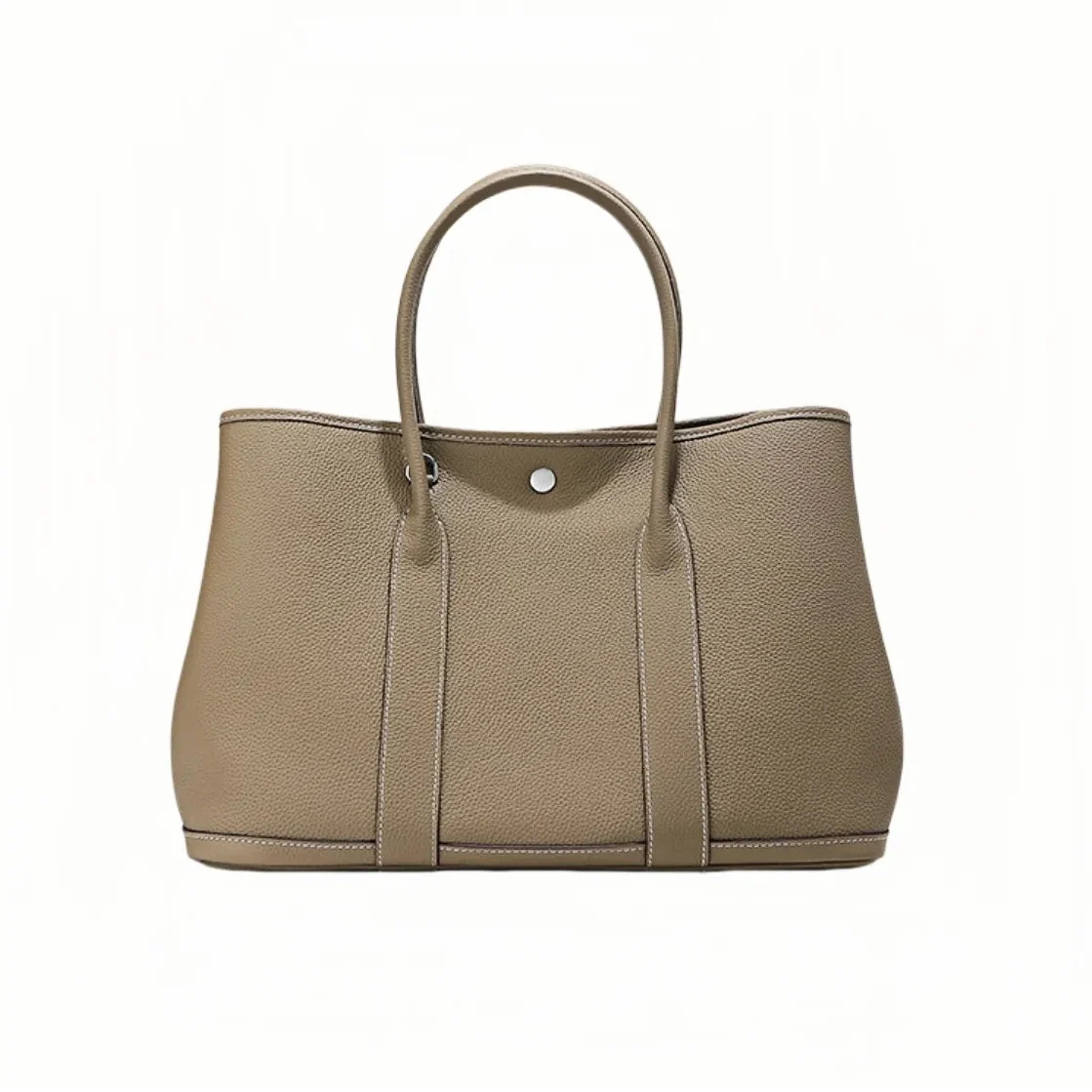 Elara Elegant Tote in soft full-grain leather with spacious interior.