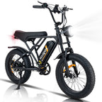 Affordable electric bike in sleek black design