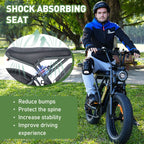 Affordable electric bike in sleek black design 4