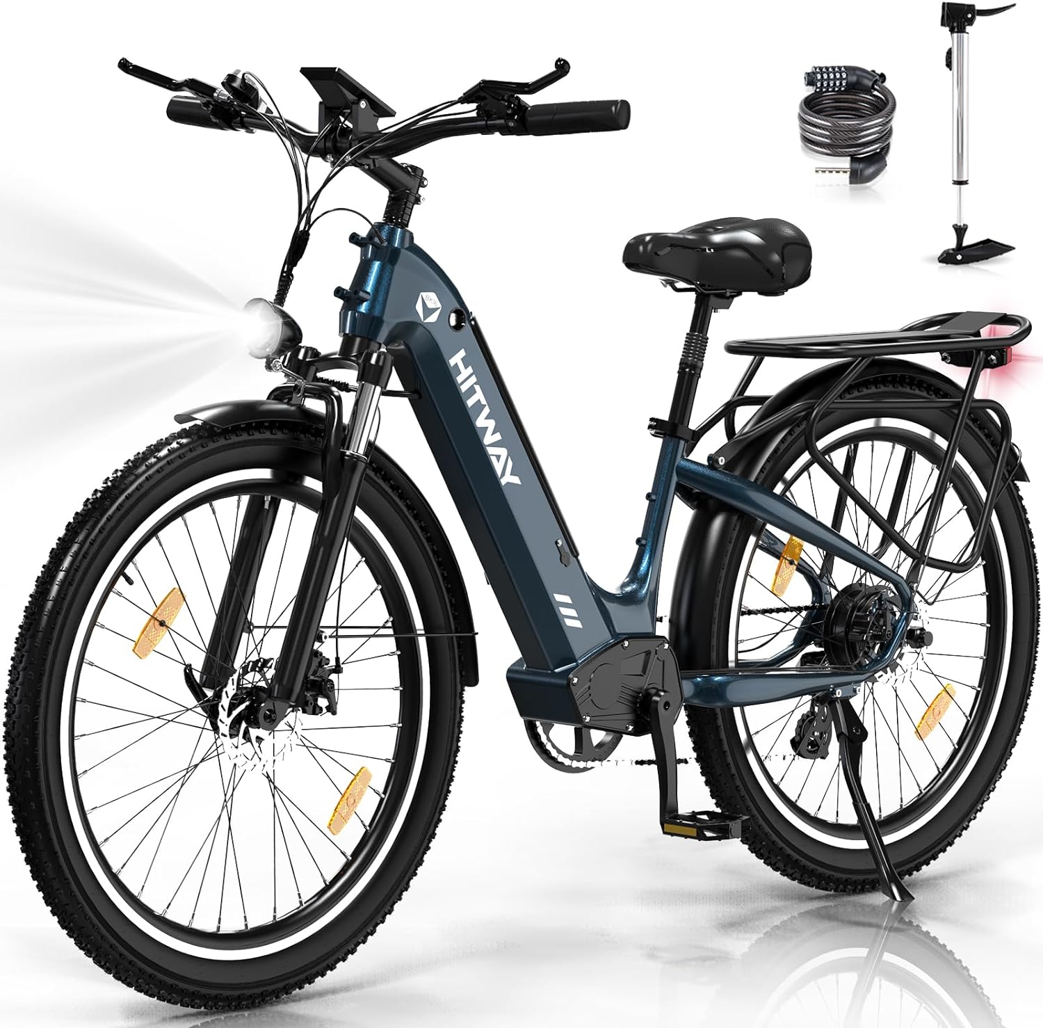 Electric Bike BK16 in stylish blue design
