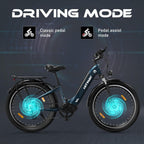 Electric Bike BK16 in stylish blue design 10