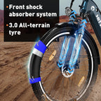 Electric Bike BK16 in stylish blue design 9