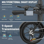 Electric Bike in stylish design with long-range battery and high speed. 4