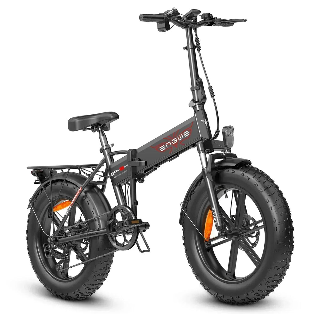Versatile electric bike with 750W motor and 50 miles range.