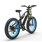 Electric Mountain Bike in blue color for adults 5