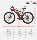 Electric Mountain Bike M2 29 with powerful motor and rugged design 11