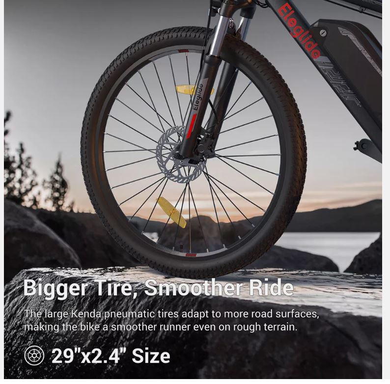 Electric Mountain Bike M2 29 with powerful motor and rugged design 13