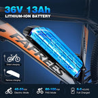 Electric Mountain Bike in black and white color scheme. 4
