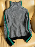 Elegant ladies turtleneck sweater in soft fabric for comfort and style. 4