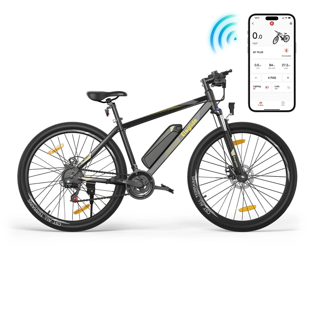 Eleglide M1 Plus Electric Mountain Bike in Black 2